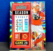 2020 Panini Contenders Baseball Card #30 J.T. JT Realmuto SSP 4/5 Fame Parallel