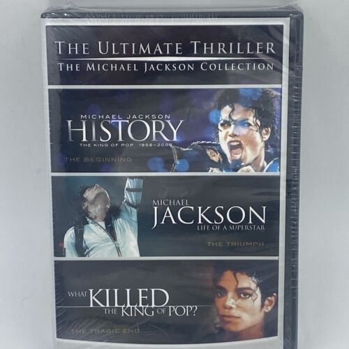 Ultimativer Thriller Michael Jackson 3 Filme Geschichte Superstar Was tötete DVD BK8