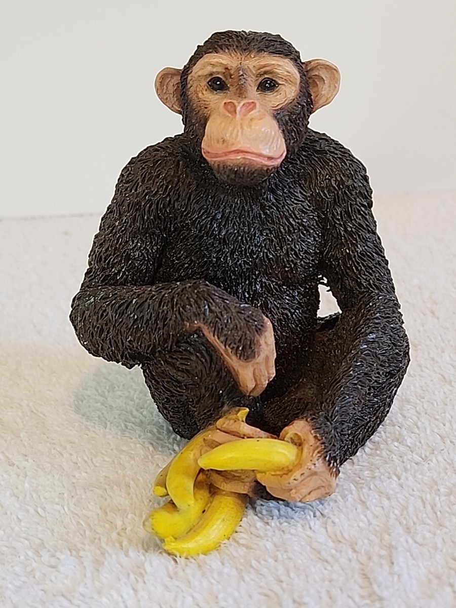 Vtg 1988 Castagna Original Monkey Chimp Chimpanzee Figurine Glass
