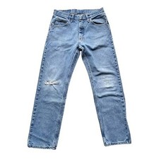 vintage WRANGLER high rise mom jeans light wash  31" waist