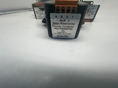 Tyco/Electronics Kilovac Contactor FM200FAX Cage 58614 48 Vdc Coil