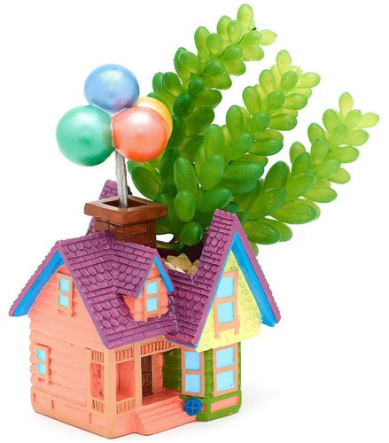 Casa con globos planta en maceta Carl Ellie artificial falso Disney Store - Imagen 3 de 5