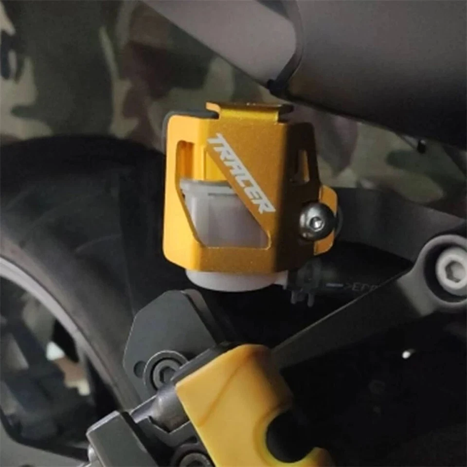 Filtro de aceite protector de depósito de líquido de frenos trasero para Kawasaki Ninja 250R 300 500R Foto 2 de 4