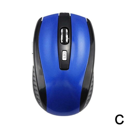 2.4GHz Cordless Wireless Optical Mouse Mice Laptop With Computer PC S3P1 - Afbeelding 10 van 18
