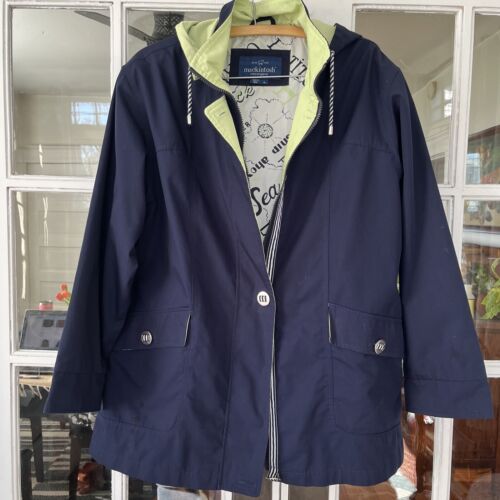 Mackintosh New England Hooded  Rain Coat Jacket N… - image 1