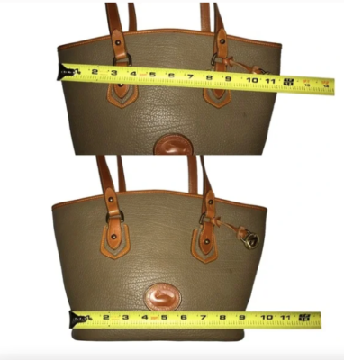 Dooney & Bourke Vintage Leather Tote Bag | eBay