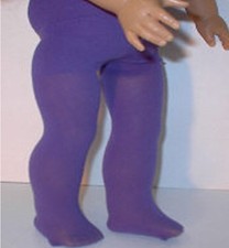 Purple Tights Fits 18inch Dolls