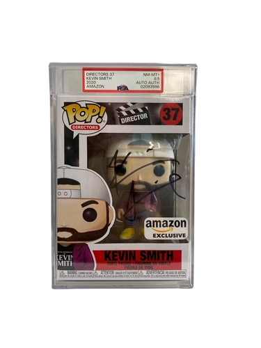 Graded PSA 8.5 Kevin Smith Signed Funko Pop Directors #37 Autographed Movies