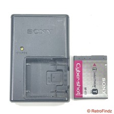 SONY MODEL BC-CSD Battery Charger and Battery NP-FT1