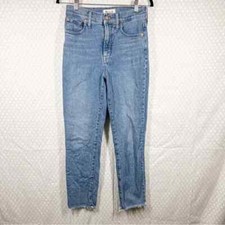 Madewell Women Jeans Sz 27 Light Wash The Perfect Vintage High Rise Denim
