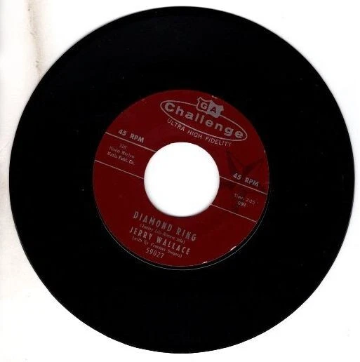 Jerry Wallace –Diamond Ring / All My Love Belongs To You 7" 45 - Image 2 of 4