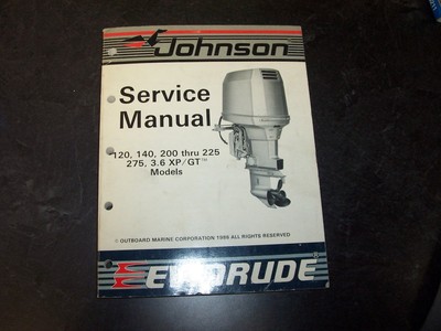 1987 Johnson Evinrude 225 275 300 HP Outboard Motor Service Repair Manual xz | eBay
