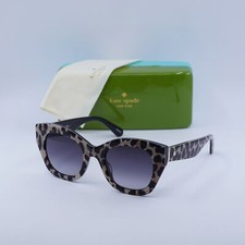 New Kate Spade JALENA/S 07RM 9O Panter Pattern/Dark Grey Gradient 49-23-140 S...