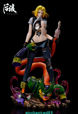 Rasing Waves Studio DragonBall Z Android 18 VS Cell GK Resin LED