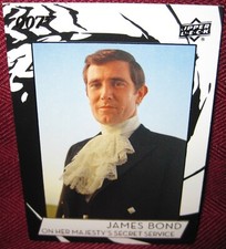 2019 UPPER DECK 007 JAMES BOND COLLECTION #140 GEORGE LAZENBY SP NM-MT+