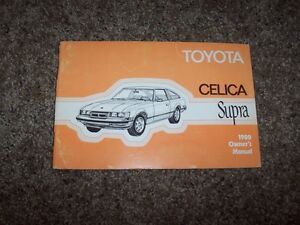1980-Toyota-Celica-Supra-Factory-Owner-Owner-039-s-User-Guide-Manual-RARE-ORIGINAL