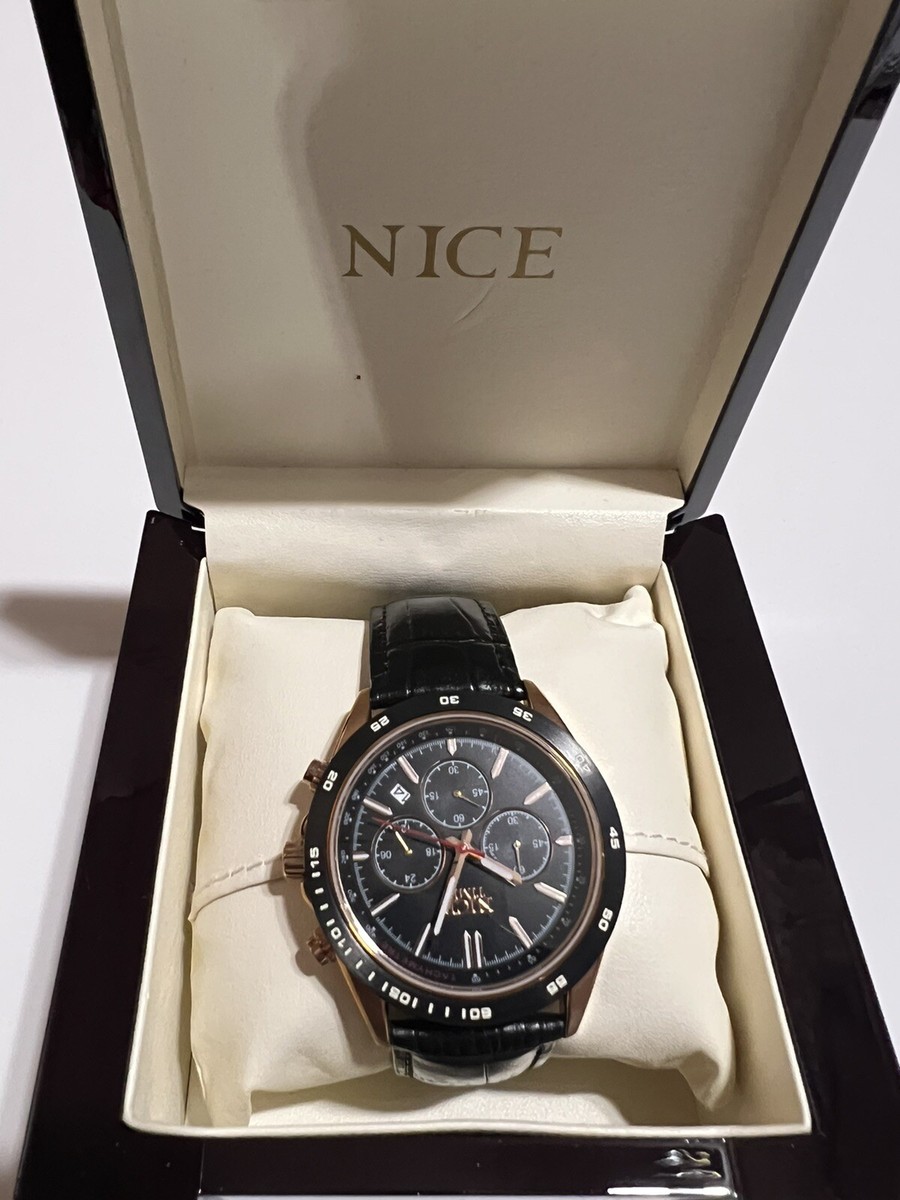 Nice Time様 NICE TIME casual watch For men Leather. band FREE SHIPPING | eBay