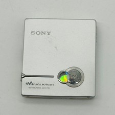 Sony MZ-E710 Walkman MiniDisc Player Silver Tested Japan