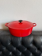 Le Creuset Enamel Cast Iron Red Dutch Oven #33 France 8-Qt