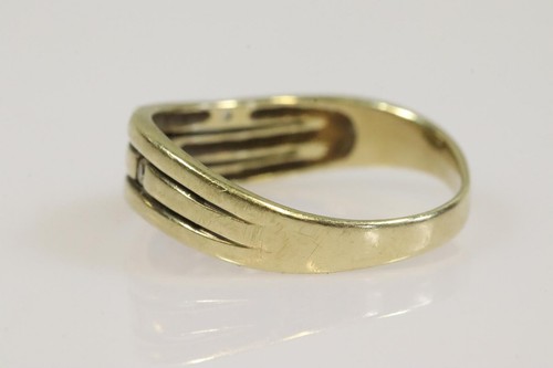 Damenring 8K/333er Gold mit 5 Diamanten besetzt je ca. 0,01Ct (BX2239) - Bild 2 von 5