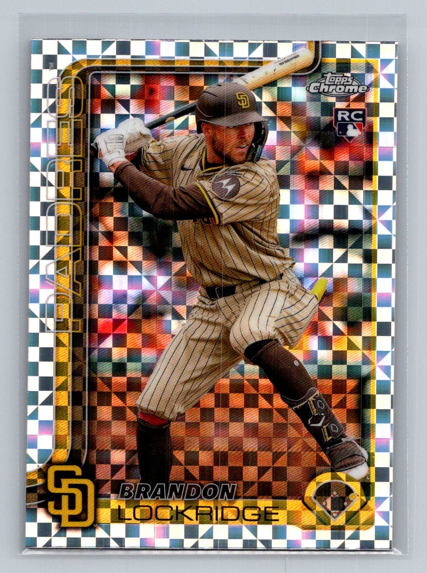 2025 Topps Chrome #106 Brandon Lockridge X-Fractors