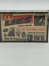 Guns N Roses / GN'R Lies Cassette Tape - 1988 GeffEn Records VG condition