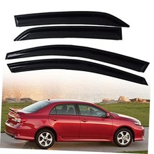 4PCS Side Window Visors Rain Guard Deflectors Replacement for 2009-2013 Corolla