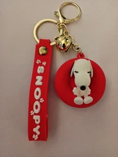 SNOOPY KEYCHAIN / BACKPACK CLIP -PVC 3D-NEXT DAY SHIPPING