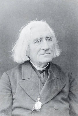 Franz von Liszt 1811 1886 Hungarian piano virtuoso and composer Old Photo