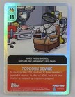 Topps 2010 Popcorn Device Foil Power Card Club Penguin Card Jitsu TCG (EX)