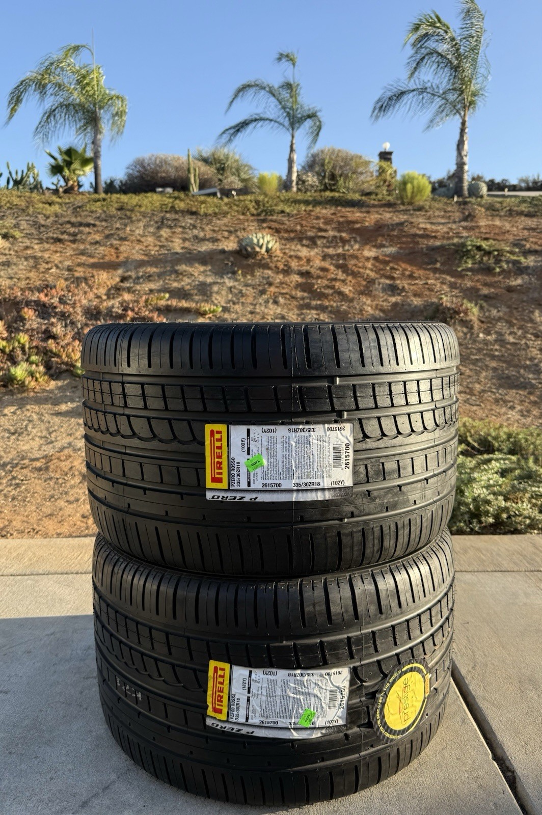 TWO BRAND NEW 335/30ZR18 102Y Pirelli P Zero Rosso Lamborghini Murciélago Tires!