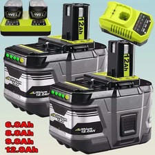 18V Akku für Ryobi P108 6Ah 9Ah 12Ah Lithium ONE Plus Akku RB18L50 / Ladegerät