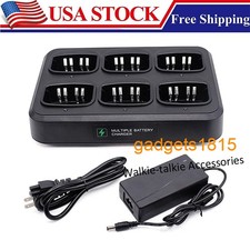 Six-Way Charger for Motorola XPR7550 XPR6550 XPR6350 XPR3500 XPR3300e XPR7350