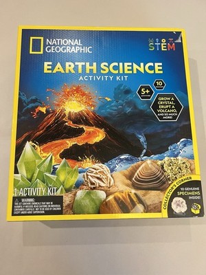 National Geographic Earth Science Activity Kit STEM with 5+ Activities NEW