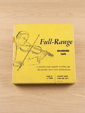 Lot of 6 Vintage Full-Range Magnetic Recording Tapes 1200 ft, 1/4", FR-7