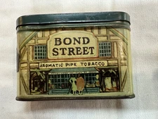 Vintage Philip Morris Bond Street Trial Size Tobacco Tin