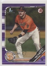 2019 Bowman Draft Purple 84/250 Logan Wyatt #BD-29 fm0