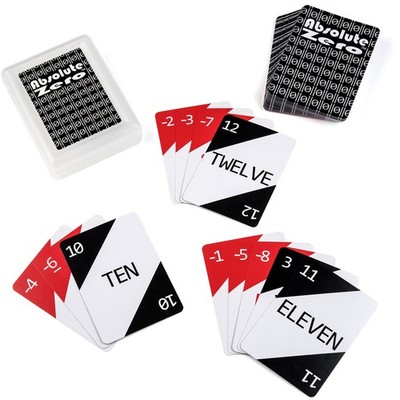 Absolute Zero Math Card Game 3.19 inches x 4.09 x 0.98 inches, Black 