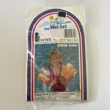 Vintage Intex The Wet Set 1991 Swim Aids Infl...