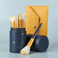 12pcs Soft hair eye shadow beauty makeup powder brush set beginner beauty tools