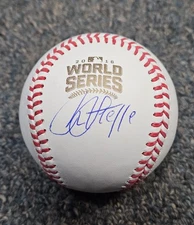 Rick Sutcliffe Signed 2016 WORLD SERIES Baseball (JSA COA) Chicago Cubs 