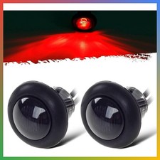Red Led Bullet Marker Light 34 Inch Smoke Lens Side Clearance 12v