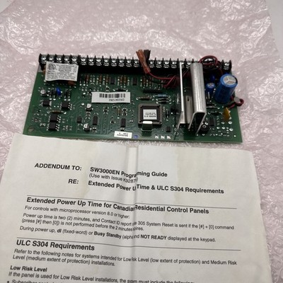 Honeywell Ademco Safewatch Pro 3000EN Burglar Alarm Control Unit SASW3000EN New
