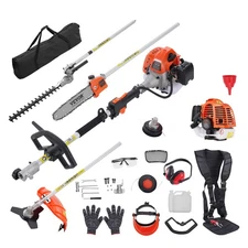 VEVOR 5-in-1 Multi-Functional Trimming Tools Gas Hedge Trimmer 26CC Weed Eater