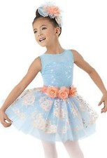 Dance Costume Weissman 9318 Small Child Ballet Tutu Ballet YAGP Sequin