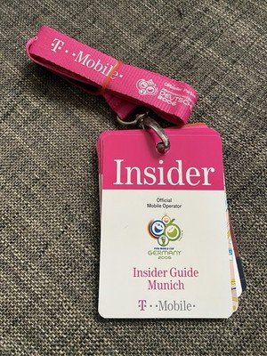 T Mobile Guide zur Fussball-WM 2006 Munich Keyholder Telekom