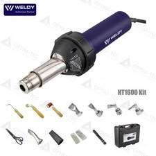WELDY 1600W Hot Blast Torch Overlap Heat Welding Tool Welder Gun Kit