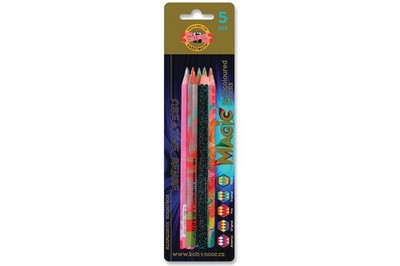 KOH-I-NOOR MAGIC 3406 Jumbo Special 5 Count (Pack of 1), Multicolored 