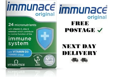 UK BRANDED Vitabiotics Immunace Extra Protection Tablet 30 Tablets