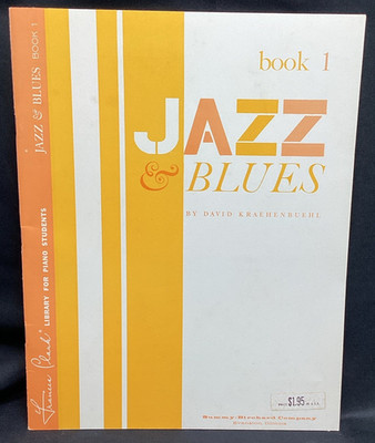 Vtg Song Book, Jazz & Blues Book 1, Kraehenbuehl, 1963 - ships free